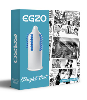 Насадка на член одноразовая EGZO Cocky Friend Blue CF05 - No Taboo