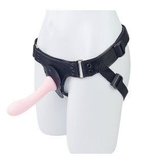 Страпон с насадкой из силикона, 14 см, трусики кожзам - No Taboo