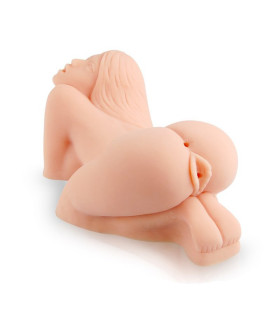 Мастурбатор-кукла мини, с тремя отверстиями, киберкожа, Kokos Sarah Mini Doll - No Taboo