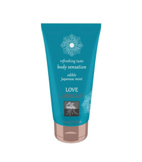 Съедобный лубрикант HOT Love со вкусом японской мяты, 75 мл