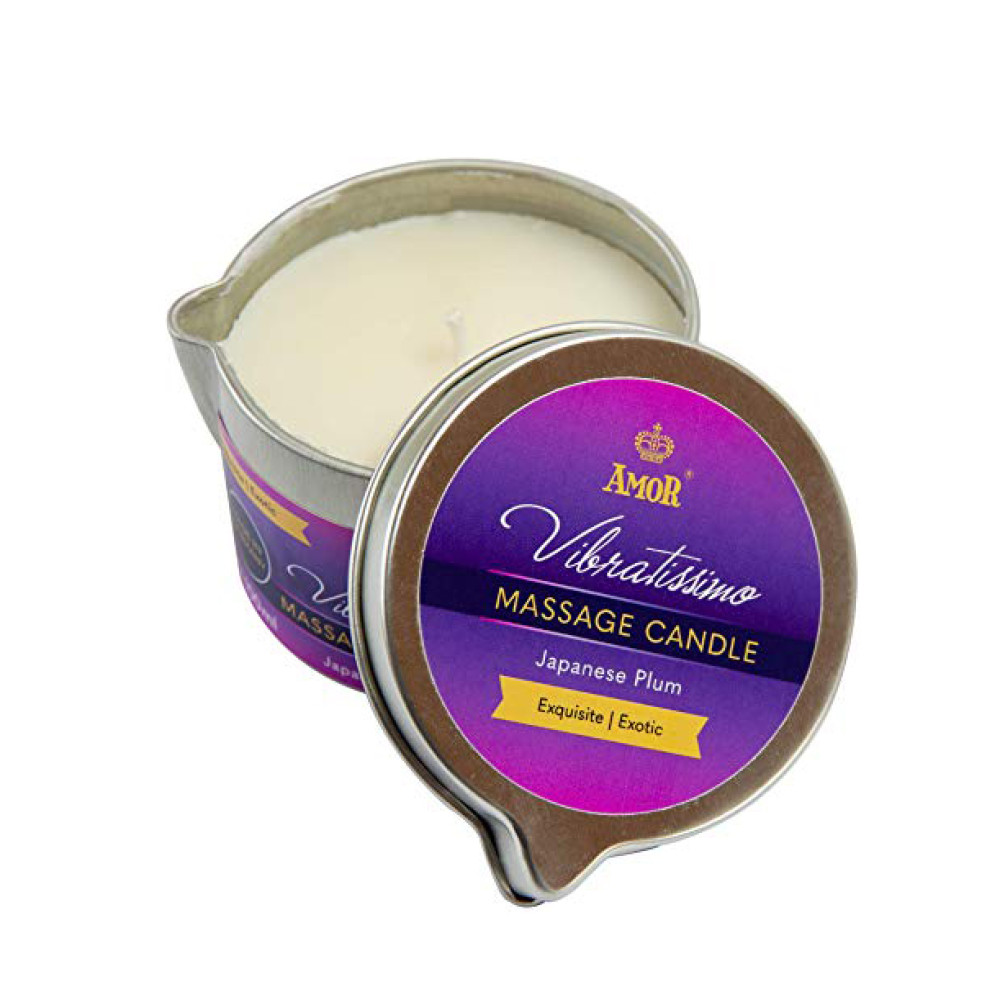 Масажна Свічка з ароматом японської сливи-Vibratissimo, 50 мл (38453), zoom