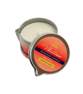Массажная свеча с ароматом персика - Vibratissimo Peach Grace, 50 мл - No Taboo