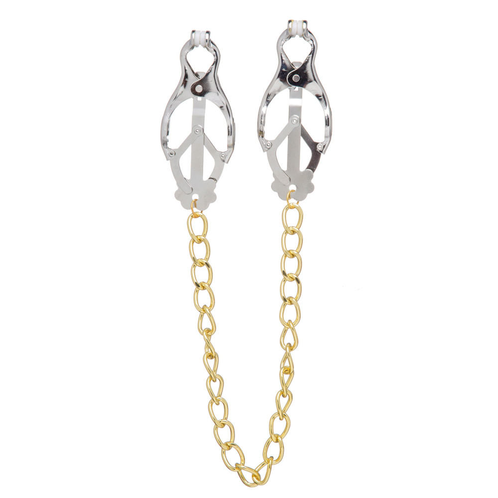 Зажимы на соски кабалы цепочка золото Nipple play (38464), zoom