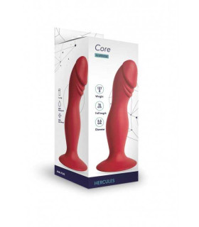 Анальная пробка силиконовая реалистичная, красная,16 см х 3.5 см - No Taboo