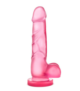 Реалістичний фалоімітатор з присоскою Blush, рожевий, 19.6 см х 3.8 см - No Taboo