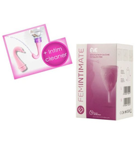 Менструальная чаша Femintimate Eve Cup с переносным душем - No Taboo