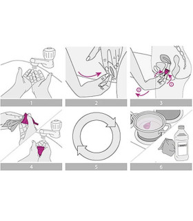 Менструальная чаша Femintimate Eve Cup с переносным душем S - No Taboo