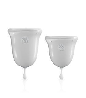 Менструальні чаші JIMMYJANE Intimate + Care 2 шт в комплекті - No Taboo