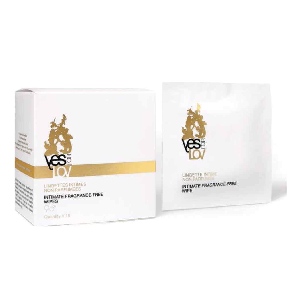 Серветки для інтимної гігієни YESforLOV 10 шт (32749), zoom