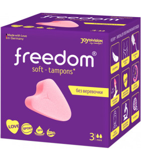 Софт-тампоны для секса Freedom Mini 3шт - No Taboo
