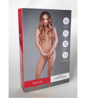 Комбінезон бежевий з дірками з боків малюнком S / L - No Taboo