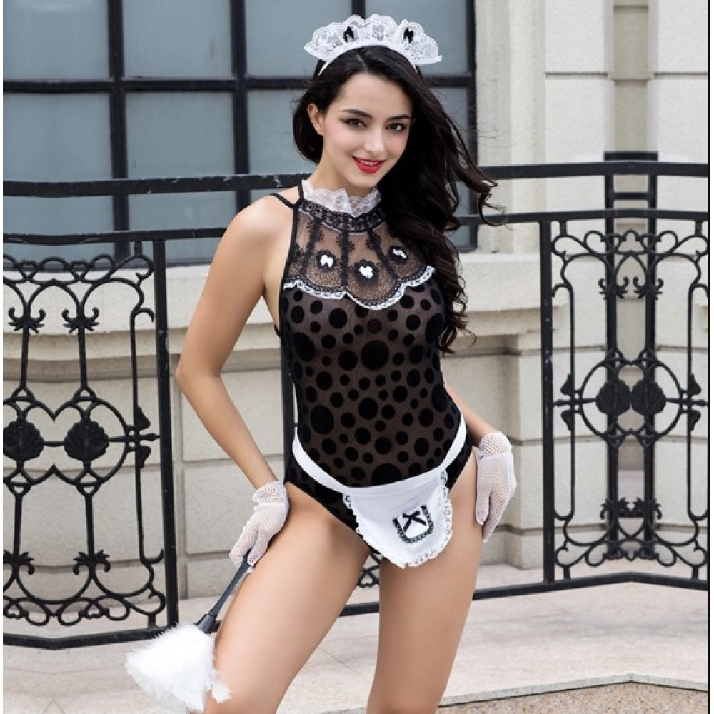 Костюм игривой горничной, 5 предметов (One size) (32811), zoom