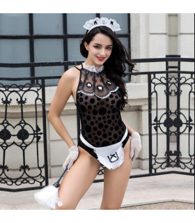 Костюм игривой горничной, 5 предметов (One size) - No Taboo