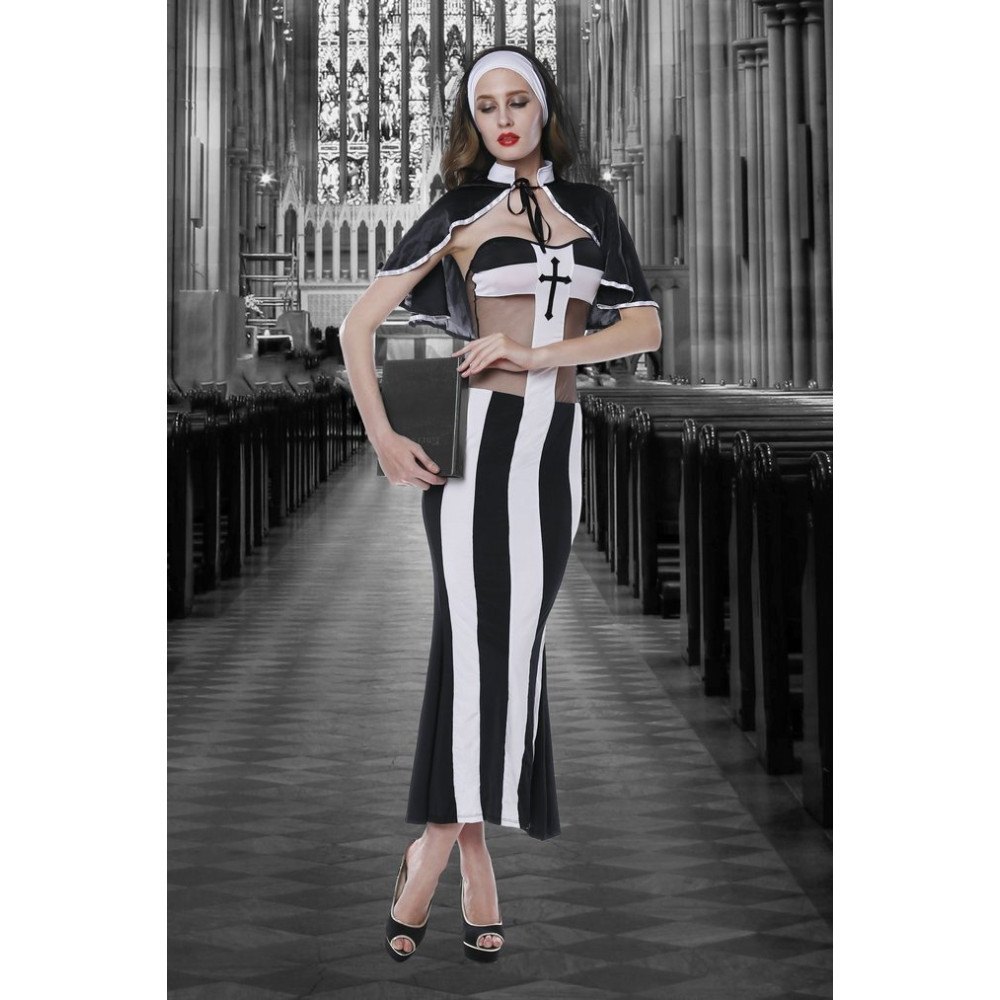 Костюм Монашки, 3 предмета (One size) (32934), zoom