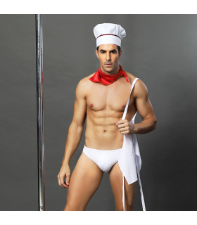 Костюм секси повара, 4 предмета S-L (One size) - No Taboo