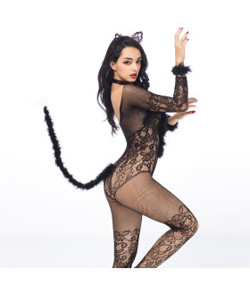 Костюм Строптивой Кошки, 4 предмета - No Taboo