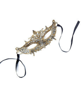 Маска Ажурная черно золотая Yiwu - No Taboo