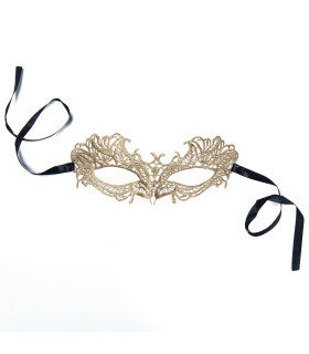Маска Ажурная золотая Yiwu - No Taboo