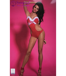 Новогоднее боди Секси Снегурочка, O/S - No Taboo