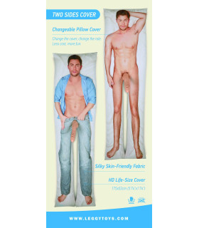 Надувна подушка у вигляді чоловіка Leggy Toys - No Taboo