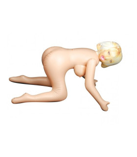 Секс-лялька NMC Tereza Barkley у позі доггі стайл, бежева, 165 см - No Taboo