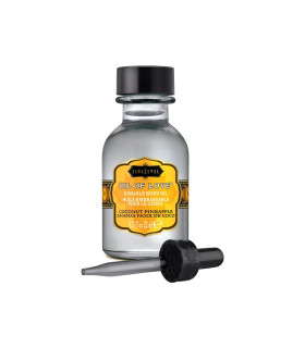 Масло для поцелуев съедобное с разогревом Kama Sutra OIL OF LOVE COCONUT PINEAPPLE 22 ML - No Taboo