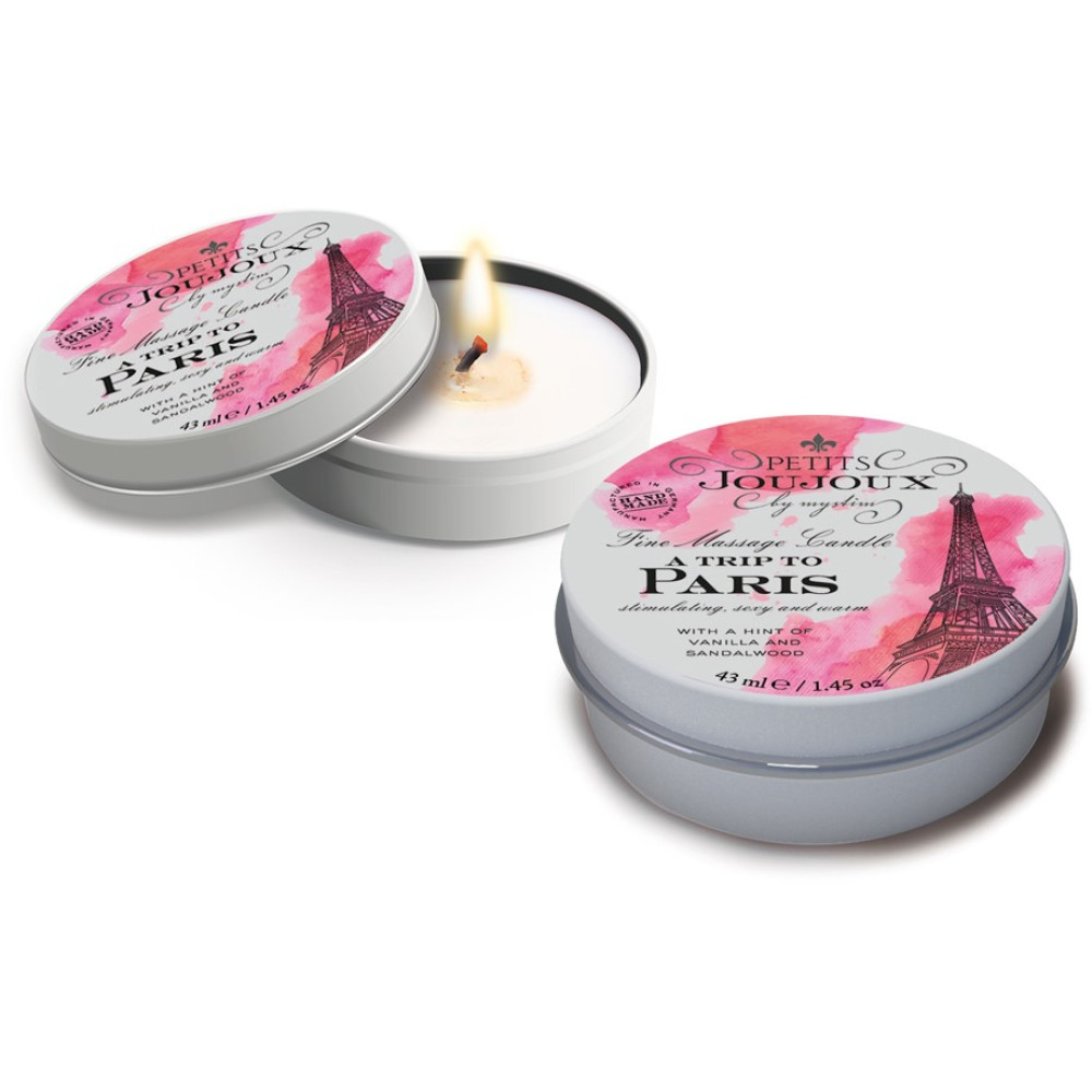Массажная свеча компактная Petits Joujoux, 43 г, Путешествие в Париж (36197), zoom