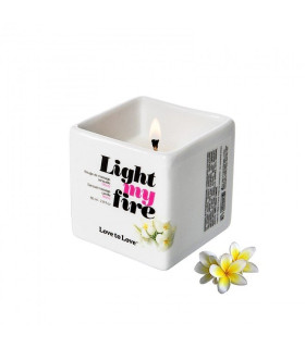 Массажная свеча Love To Love с ароматом монои, 80 мл - No Taboo