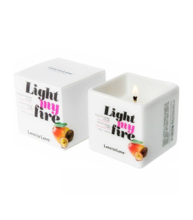 Массажная свеча Love To Love с ароматом спелого манго (80 мл) - No Taboo