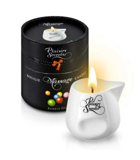 Массажная свеча Plaisirs Secrets Bubble Gum 80 мл - No Taboo