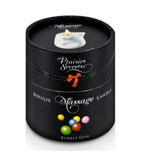 Массажная свеча Plaisirs Secrets Bubble Gum 80 мл - No Taboo