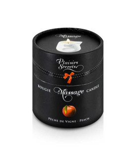 Массажная свеча Plaisirs Secrets Peach 80 мл - No Taboo