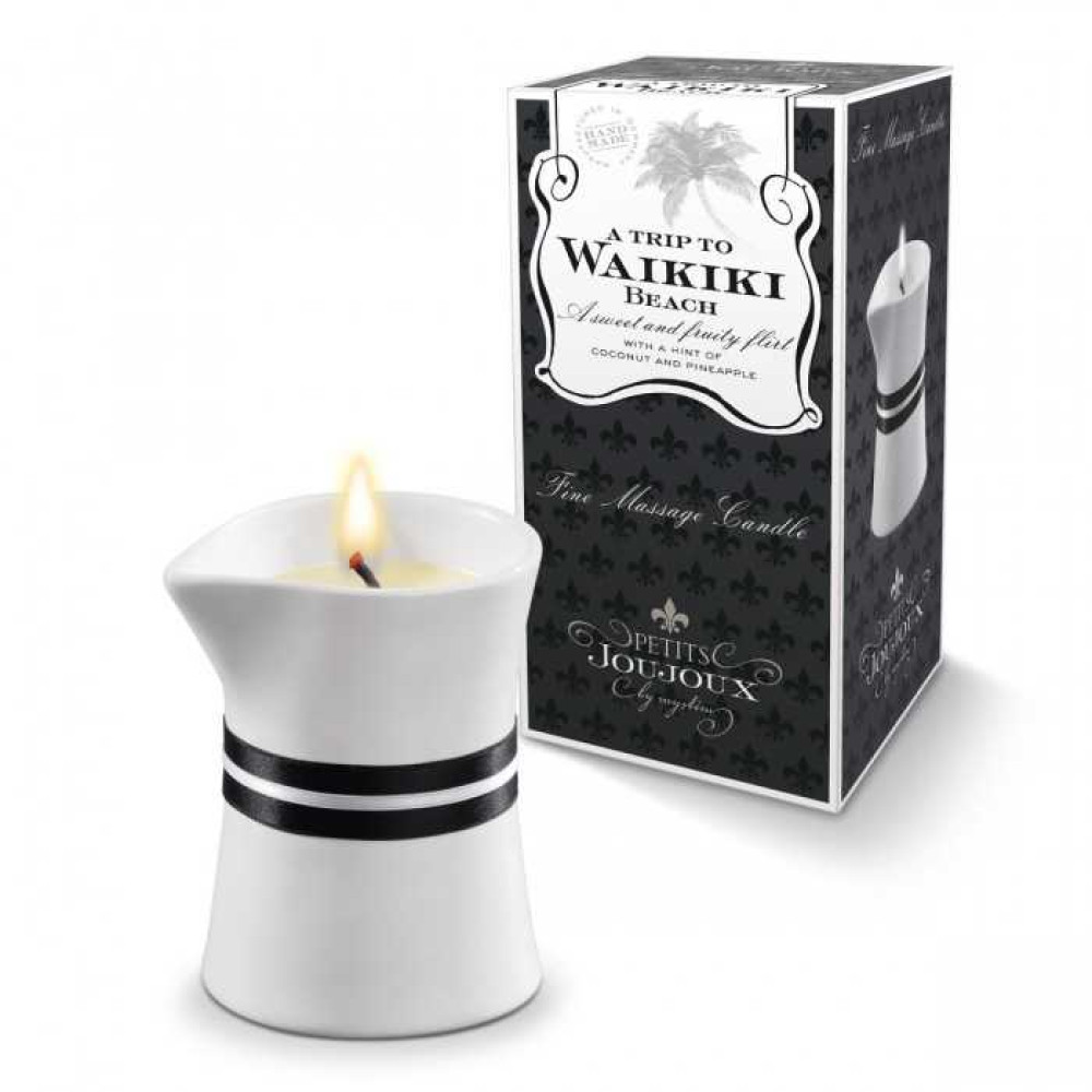 Массажная свеча Petits Joujoux, 120 г, Путешествие на пляж Вайкики (36190), zoom