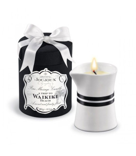 Массажная свеча Petits Joujoux, 190 г, Путешествие на пляж Вайкики - No Taboo