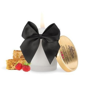 Массажная свеча для поцелуев Bijoux Indiscrets Melt my heart, с ароматом земляники и меда, 70 г - No Taboo