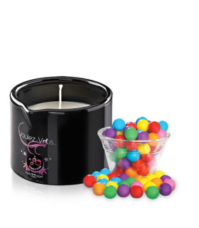 Массажная свеча съедобная BUBBLEGUM, 180 грамм - No Taboo
