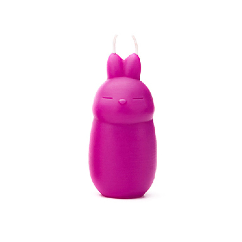 Низкотемпературная ароматизированная свеча для секса «зайчик» (33473), zoom