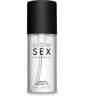 Разогревающее съедобное массажное масло Slow Sex Bijoux Indiscrets, 50 мл - No Taboo