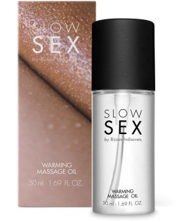 Разогревающее съедобное массажное масло Slow Sex Bijoux Indiscrets, 50 мл - No Taboo