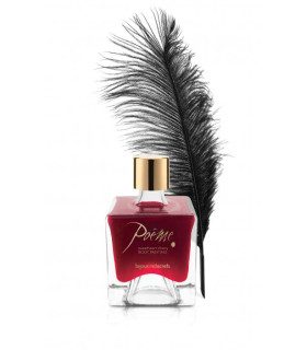 Съедобная краска для тела Poême (с пером) со вкусом вишни - No Taboo