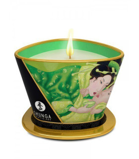 Свеча массажная shunga EXOTIC GREEN TEA - No Taboo
