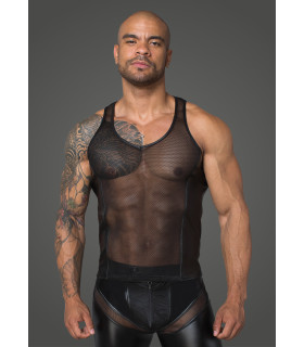 Майка из мелкой сетки Noir Handmade мужская, размер L - No Taboo