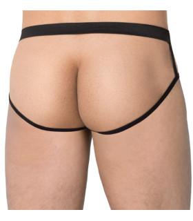 Эротические трусы мужские с доступом джоки, чёрные S/L (One size) - No Taboo