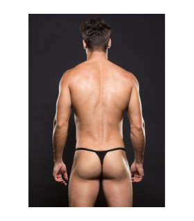 Стрінги чоловічі чорні збоку застібка L / XL - No Taboo