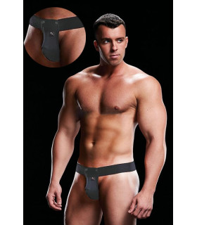 Эротические стринги мужские для стриптиза LOW-RISE THONG-GREY, (One size) - No Taboo