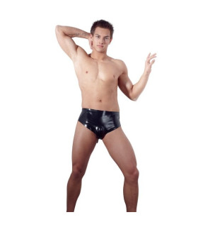 Сексуальні труси з латексу для чоловіків XL - No Taboo