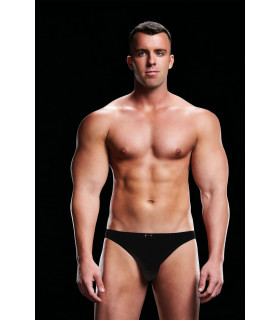 Труси чоловічі з відкритою попою (джоки) LOW-RISE BRIEF-BLACK, M / L - No Taboo