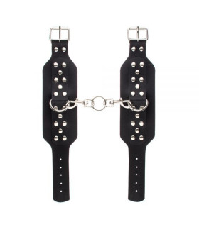 Кайдани шкіряні з заклепками - No Taboo