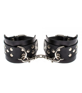 Кайдани шкіряні з заклепками - No Taboo