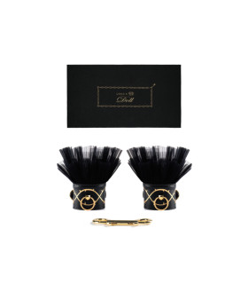 Наручники кружевные Thorn Handcuffs UPKO итальянская кожа - No Taboo